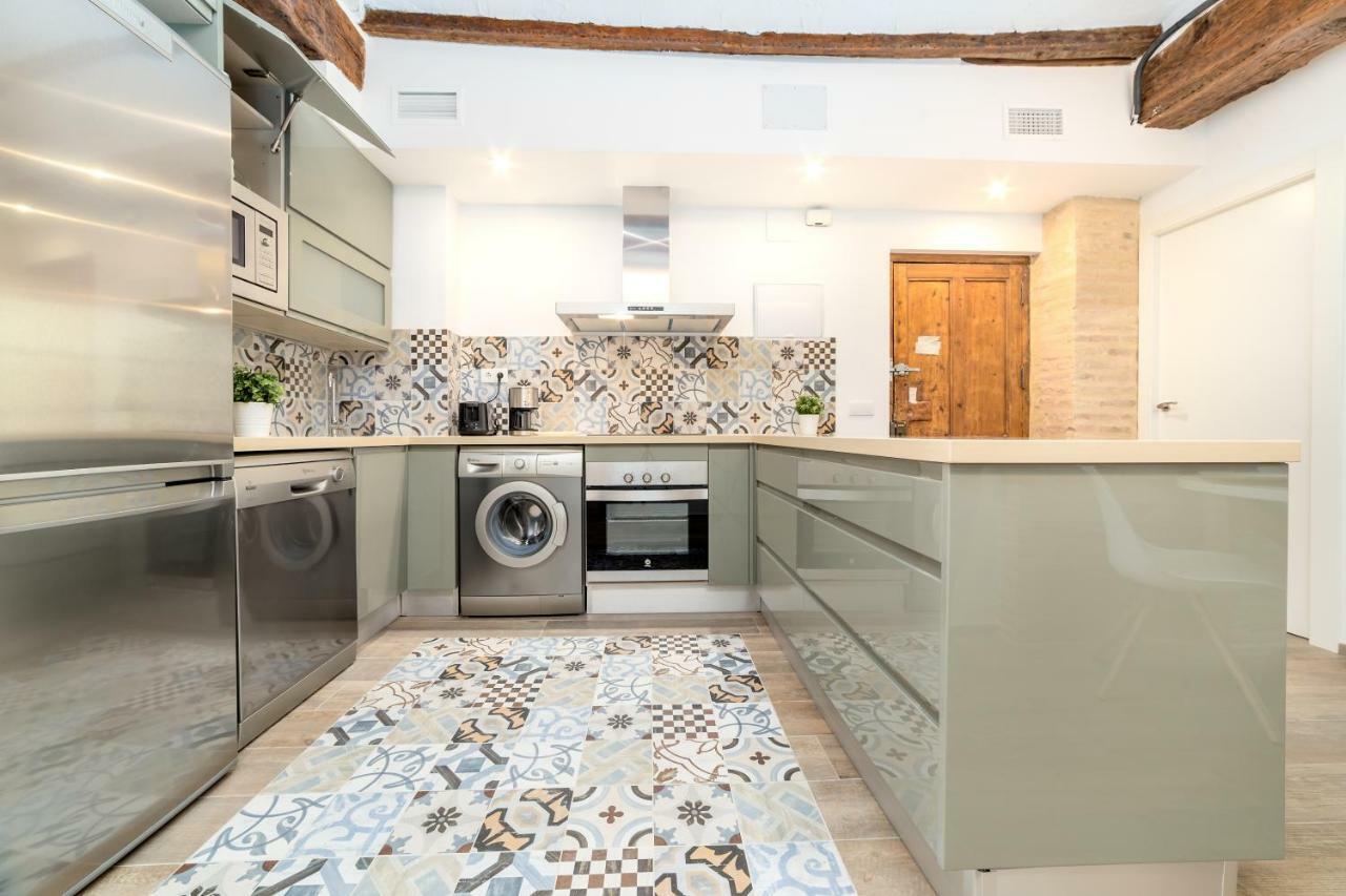 דירות ולנסיה Florit Flats - Cathedral Luxury Terrace Flat 2Br 2Ba Ac Wifi מראה חיצוני תמונה