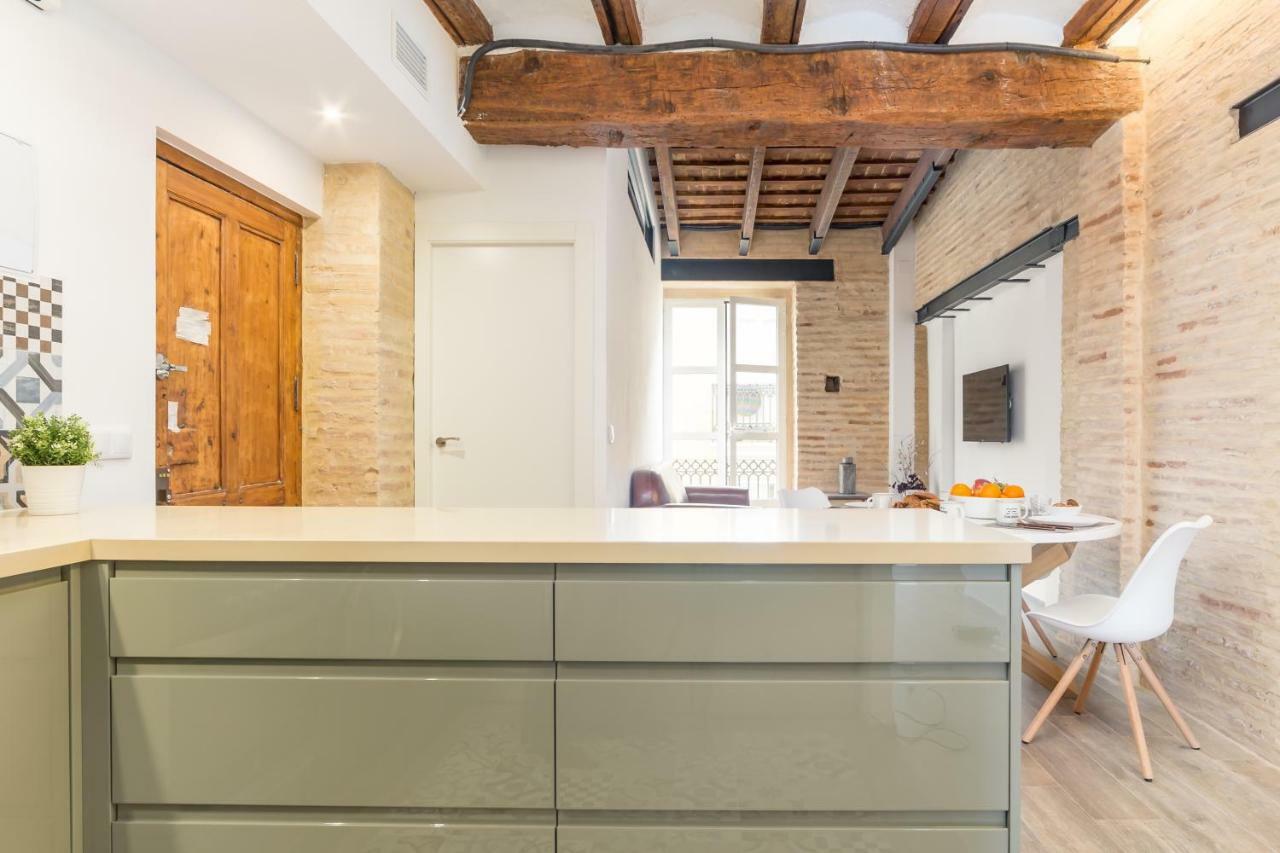 דירות ולנסיה Florit Flats - Cathedral Luxury Terrace Flat 2Br 2Ba Ac Wifi מראה חיצוני תמונה