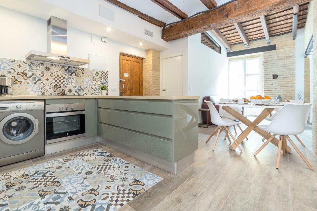 דירות ולנסיה Florit Flats - Cathedral Luxury Terrace Flat 2Br 2Ba Ac Wifi מראה חיצוני תמונה