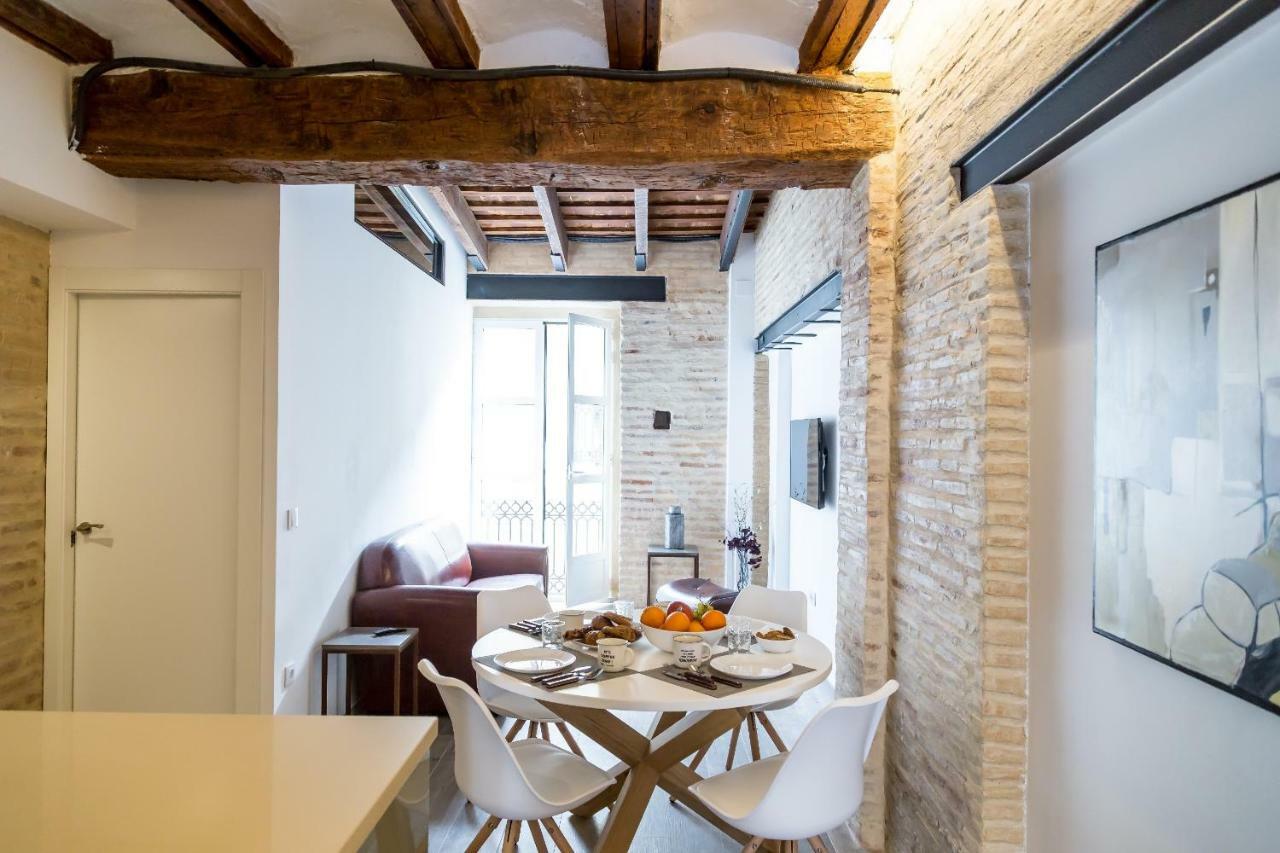 דירות ולנסיה Florit Flats - Cathedral Luxury Terrace Flat 2Br 2Ba Ac Wifi מראה חיצוני תמונה