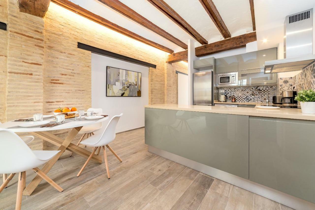 דירות ולנסיה Florit Flats - Cathedral Luxury Terrace Flat 2Br 2Ba Ac Wifi מראה חיצוני תמונה